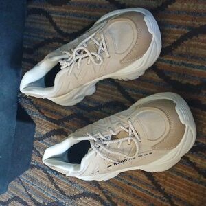 Womens tan and white Chunky sneakers